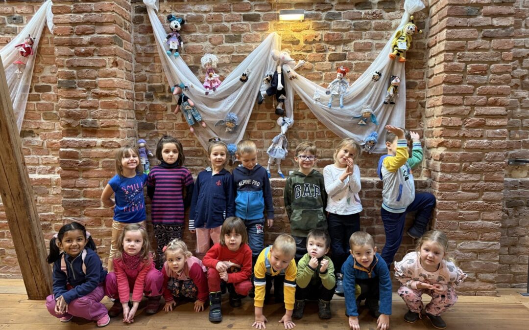 MŠ Beranov na pravidelné návštěvě v knihovně